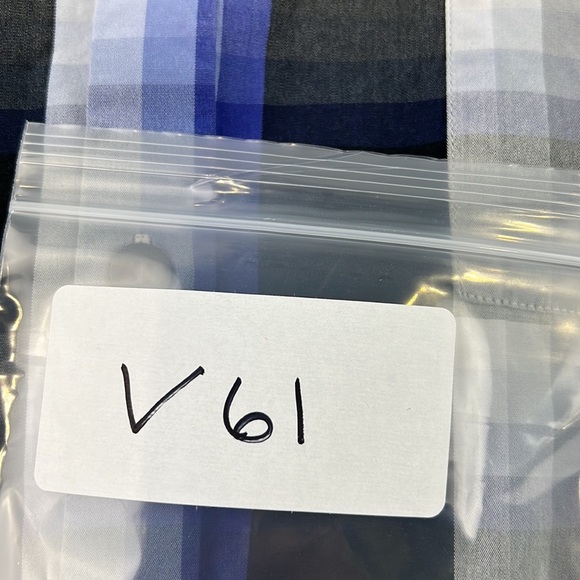 Ted Baker men's black plaid button down shirt size 5 - Picture 11 of 11